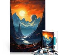 puzzle 2000 pezzi per adulti Montagne e pianeti Arte Difficile da completare ma divertente e umoristico è ideale come regalo per tutta la famiglia 70x100cm