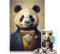 puzzle 2000 pezzi per adulti Mr. Dapper Panda Bear Difficile da completare ma divertente e umoristico Decorazioni e regali unici per la casa 70x100cm