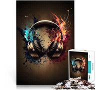 puzzle 2000 pezzi per adulti Musica in cuffia Difficile da completare ma divertente e umoristico perché è ideale come regalo per tutta la famiglia 70x100cm
