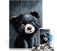 puzzle 2000 pezzi per adulti Orsetto carino sotto la pioggia Giocattoli Giochi Educativi Antistress è ideale come regalo per tutta la famiglia 70x100cm