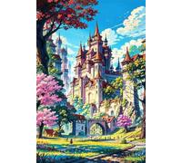 Puzzle 2000 Pezzi per Adulti Paesaggio Castello, Hobby Rilassante Senza Schermi, Idea Regalo di Classe per Lei o Lui (100x70 cm)