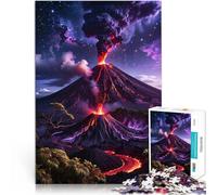 puzzle 2000 pezzi per adulti Paesaggio fantasy del vulcano Giocattolo educativo per l'apprendimento Migliorare l'amore tra le coppie 70x100cm