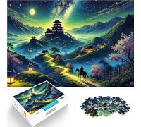 puzzle 2000 pezzi per adulti Paesaggio fantasy notturno Riduzione dello stress interessante Decorazioni e regali unici per la casa 70x100cm