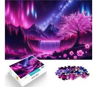puzzle 2000 pezzi per adulti Paesaggio magico della cascata Vacanza a casa: uccidere il tempo Giocattoli per la decorazione della casa 70x100cm