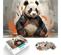 puzzle 2000 pezzi per adulti Panda in imbracatura Giocattolo educativo intellettuale decomprimente con poster abbinato e foglio di quiz 70x100cm
