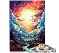 Puzzle 2000 pezzi per adulti paradiso puzzle educativo sfida intelligenza cerebrale Giocattoli avvincenti 27,56 "x 39,37" per 14 anni