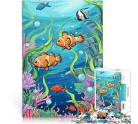 puzzle 2000 pezzi per adulti Pesce nemo sottomarino Difficile da completare ma divertente e umoristico Adatto per la decorazione del desktop 70x100cm