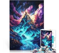puzzle 2000 pezzi per adulti Picco della montagna cosmica Riduzione dello stress interessante Lista dei desideri con Babbo Natale 70x100cm