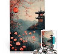 puzzle 2000 pezzi per adulti Pittura del giardino giapponese Giocattoli per l'intrattenimento in famiglia Regalo di compleanno, regali 70x100cm