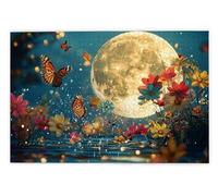 Puzzle 2000 Pezzi per Adulti, Puzzle Luna in Legno per Adulti, Rompecapo in Legno Impegnativi, Giochi Educativo per Famiglie, Rompecapo con Scatola Regalo per Decorazioni Casa, Regalo Donna Uomo, J-90