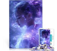 puzzle 2000 pezzi per adulti Ragazza anime samurai mistica Riduzione dello stress interessante Adatto per la decorazione del desktop 70x100cm