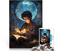 puzzle 2000 pezzi per adulti Ragazzo stregone cosmico per il giocattolo di sfida del gioco educativo con poster abbinato e foglio di quiz 70x100cm