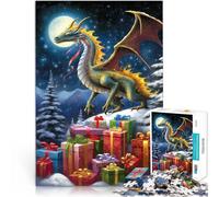 puzzle 2000 pezzi per adulti Regali di Natale del drago Riduzione dello stress interessante con poster abbinato e foglio di quiz 70x100cm