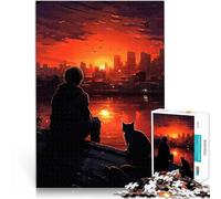 puzzle 2000 pezzi per adulti Riflessi del tramonto Antistress Vacanza in patria Uccidere il tempo Collezione di artisti, Belle arti 70x100cm