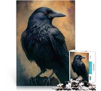 puzzle 2000 pezzi per adulti Ritratto di corvo per il giocattolo di sfida del gioco educativo perché è ideale come regalo per tutta la famiglia 70x100cm