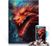 puzzle 2000 pezzi per adulti Ritratto di drago per il giocattolo di sfida del gioco educativo Migliorare l'amore tra le coppie 70x100cm