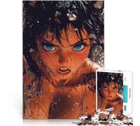 puzzle 2000 pezzi per adulti Ritratto di ragazza lupo Difficile da completare ma divertente e umoristico Regalo di compleanno 70x100cm