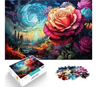 Puzzle 2000 pezzi per adulti, Rose delle Alpi, Giochi, Giocattoli, Regalo, Difficile da completare, ma Divertente e Umoristico, 27,56 "x 39,37", Adolescenti da 14 Anni e oltre