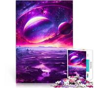 puzzle 2000 pezzi per adulti Saturno, pianeta surreale Antistress Vacanza in patria Uccidere il tempo perché è ideale come regalo per tutta la famiglia 70x100cm