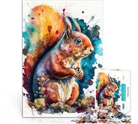 puzzle 2000 pezzi per adulti Scoiattolo capriccioso Giocattolo educativo intellettuale decomprimente Collezione di artisti, Belle arti 70x100cm
