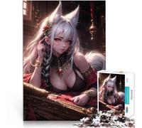 puzzle 2000 pezzi per adulti Seduzione dello Spirito Volpe Riduzione dello stress interessante Migliorare l'amore tra le coppie 70x100cm