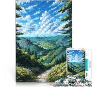 puzzle 2000 pezzi per adulti Sentiero della valle di montagna serena - Arte del paesaggio naturale Gioco educativo per famiglie decorazione murale 70x100cm