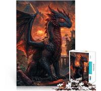 puzzle 2000 pezzi per adulti Sentinella del Drago del Tramonto Giocattoli per l'intrattenimento in famiglia Migliorare la memoria 70x100cm