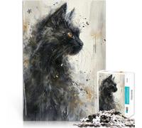 puzzle 2000 pezzi per adulti Sguardo felino mistico per il giocattolo di sfida del gioco educativo perché è ideale come regalo per tutta la famiglia 70x100cm