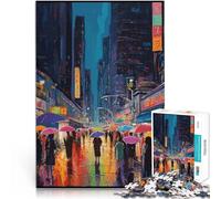 Puzzle 2000 pezzi per adulti Sinfonia delle luci della città Fatto di carta，per e da 14 anni in su Sfida di gioco educativo giocattolo Regalo divertente per la famiglia。misurare：70x100cm