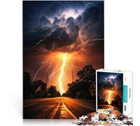puzzle 2000 pezzi per adulti Skyline della città dei fulmini Giocattoli Giochi Educativi Antistress offerte come regali per tutta la famiglia 70x100cm