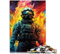 Puzzle 2000 pezzi per adulti soldato synthwave giocattolo educativo anti-stress per la decorazione della casa 27,56 "x 39,37" per adolescenti da 14 anni e oltre