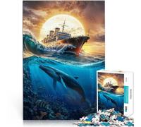 puzzle 2000 pezzi per adulti Sotto il cielo cremisi~ Difficile da completare ma divertente e umoristico perché è ideale come regalo per tutta la famiglia 70x100cm