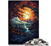 Puzzle 2000 pezzi per adulti Spazio Yin e Yang, gioco educativo per compleanno e Natale, 70 x 100 cm