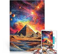 puzzle 2000 pezzi per adulti Splendore cosmico di Giza per il giocattolo di sfida del gioco educativo Migliorare l'amore tra le coppie 70x100cm