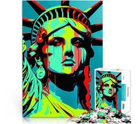 puzzle 2000 pezzi per adulti Statua della libertà per il giocattolo di sfida del gioco educativo Giocattoli per la decorazione della casa 70x100cm