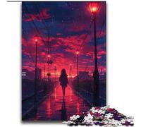 Puzzle 2000 pezzi per adulti Strade al tramonto Gioco per famiglie Antistress Sfida difficile Adatto per coppie 70x100cm