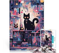 puzzle 2000 pezzi per adulti Studio astratto di gatti per il giocattolo di sfida del gioco educativo perché è ideale come regalo per tutta la famiglia 70x100cm