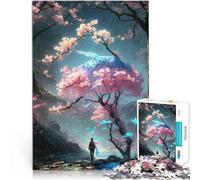 puzzle 2000 pezzi per adulti Sussurri di felicità di prugna Gioco impegnativo e gioco in famiglia con poster abbinato e foglio di quiz 70x100cm