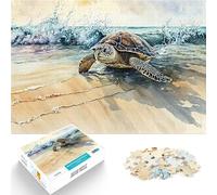puzzle 2000 pezzi per adulti Tartaruga sulla spiaggia Antistress Vacanza in patria Uccidere il tempo è ideale come regalo per tutta la famiglia 70x100cm