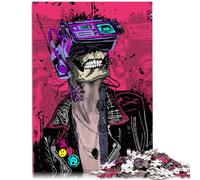 Puzzle 2000 pezzi per Adulti Testa di Morte tizio Puzzle interessanti per la riduzione dello Stress Regalo Divertente 27,56 "x 39,37" per Adolescenti 14 Anni e Più