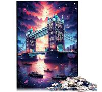 Puzzle 2000 pezzi per adulti Tower Bridge Inghilterra Puzzle Gioco Pratico Regali Segreto Santa 27,56 "x 39,37" Adatto per adolescenti da 14 anni e oltre