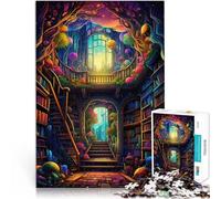 puzzle 2000 pezzi per adulti Una biblioteca di fantasia Gioco intellettuale giocattolo Ogni pezzo è unico - Gioco divertente e stimolante per tutta la famiglia 70x100cm