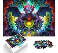 puzzle 2000 pezzi per adulti Una ricerca sui draghi per il giocattolo di sfida del gioco educativo Decorazioni e regali unici per la casa 70x100cm