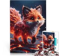 puzzle 2000 pezzi per adulti Volpe di Fuoco Giocattoli che creano dipendenza e sfidano l'intelligenza del cervello Un'opera d'arte 70x100cm