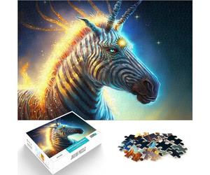 puzzle 2000 pezzi per adulti Zebra dello spazio cosmico Giocattolo educativo per l'apprendimento Lista dei desideri con Babbo Natale 70x100cm