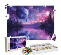Puzzle 2000 Pezzi Pianeta lago, Puzzle 2000 Pièces Challenge Impossible, Puzzles 99.5x70.5 cm Taglia Grande Adulti, Giochi Educativo per Famiglie, Regalo Puzzles Classici, Decorazioni Casa W3H-391