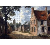 Puzzle 2000 Pezzi, Piccola Città Puzzle 2000 Pezzi per Adulti, Giochi di Puzzles Paesaggio Legno per Tutta la Famiglia, DIY Puzzles per Quadri Moderni Soggiorno Regalo Donna Uomo 70x100CM RXPT-5594