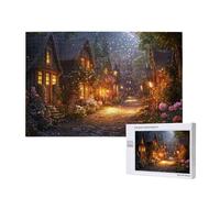 Puzzle 2000 Pezzi Piccola città Puzzle Sogno Grandi Dimensioni per Adulti Con Scatola di Imballaggio e Immagini di Riferimento,Divertenti Giochi per Tutta la Famiglia,Come Regalo per Amici 2T-369