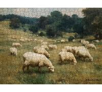 Puzzle 2000 Pezzi, Prato Pecore 3D Puzzle per Adulti Impegnativo, Educa Puzzles Artistico, Divertente E Stimolante Puzzles Decorativo per La Famiglia, Come Regalo e Decorazione Pareti R6KH-926