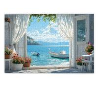 Puzzle 2000 Pezzi, Puzzle 2000 Pezzi per Adulti, Gioco Educativo Fai Da Te con Scatola Regalo per Adulti, Legno Spesso e Resistente, Impegnativi Rompecapo, Idea Regalo Donne e Uomo, Tema: Italia, L-3
